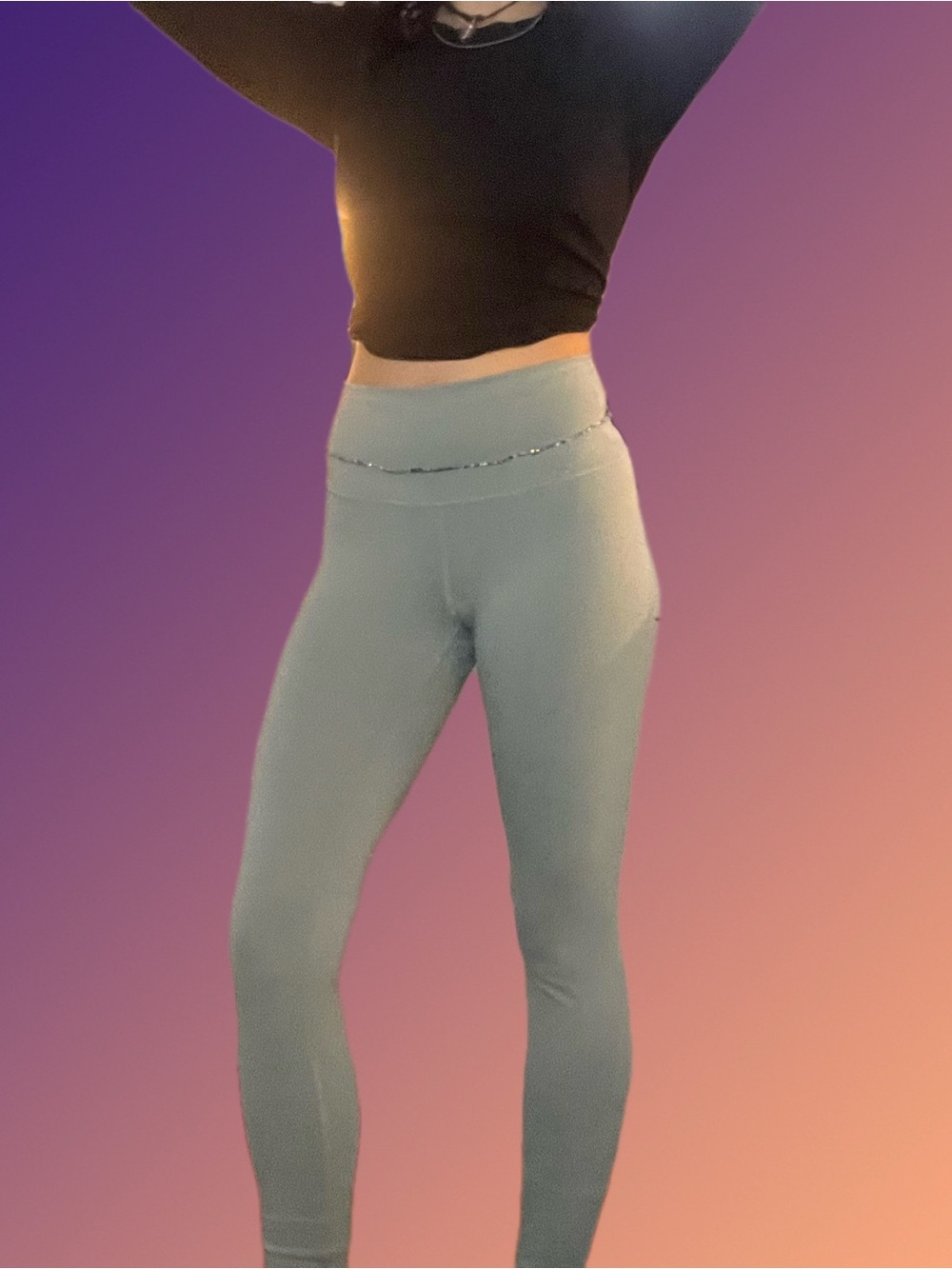 lululemon athletica Sage Green High-Rise Leggings